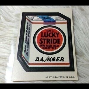 Topps Wacky Packages Lucky Stride Sticker